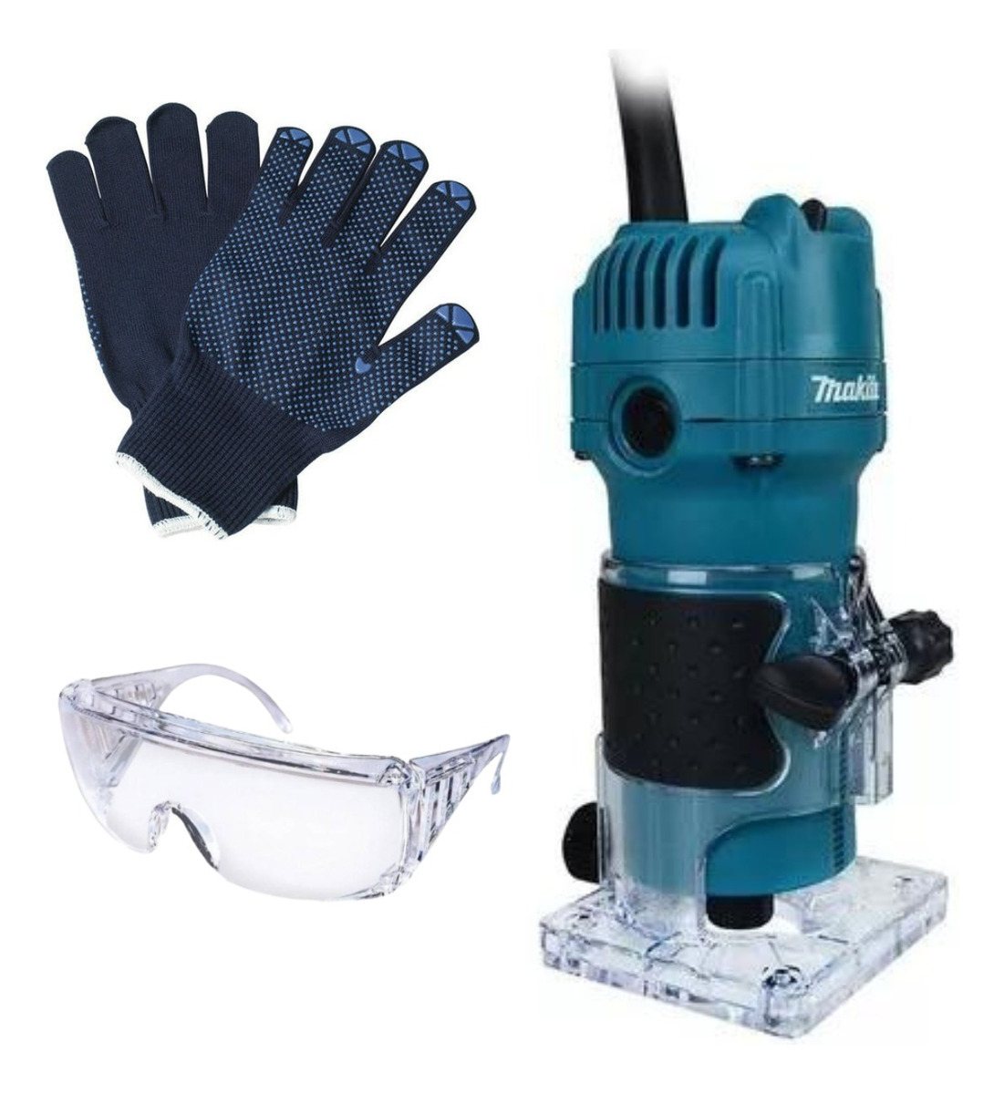 Router Fresadora De Mano 6mm Makita 530w Sc-