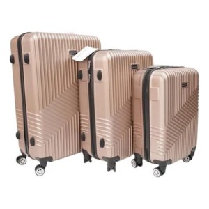 Kit Valija Viaje Maleta Rígida Grande/mediana/carrion Border