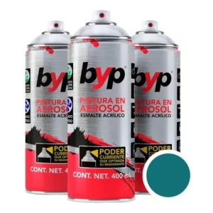 Kit Pintura Aerosol Byp Set De 3 Color Surtido + Guantes