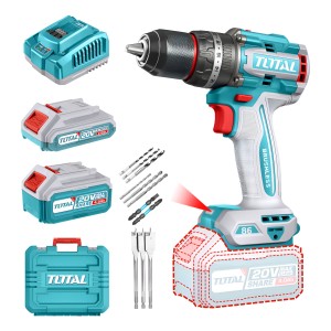 Taladro Percutor 86nm Ind Total Tidli20868 + Guantes +lentes