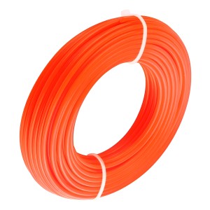Tanza Para Bordeadora 2.4mm X 15 Metros Tolsen De Nylon -sc- Color Naranja