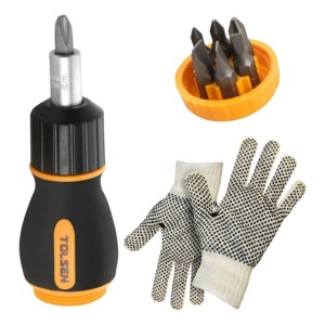 Destornillador De Fuerza Tolsen Con Criquet 7 En 1 - Sc -