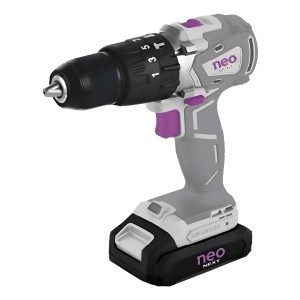 Taladro Atornillador Percutor A Bateria Neo Tp1213/4/20k2