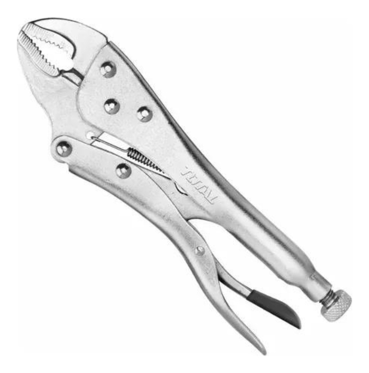 Pinza De Presión 10 255mm De Acero Carbono Niquelado Plata - Imagen 2