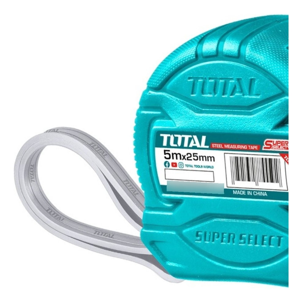 Cinta Metrica 25mm 5 Metros Total Con Traba De Frenado -sc- - Imagen 3