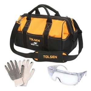 Bolso Para Herramientas Tolsen De Tela Liviana 1,3kg - Sc -