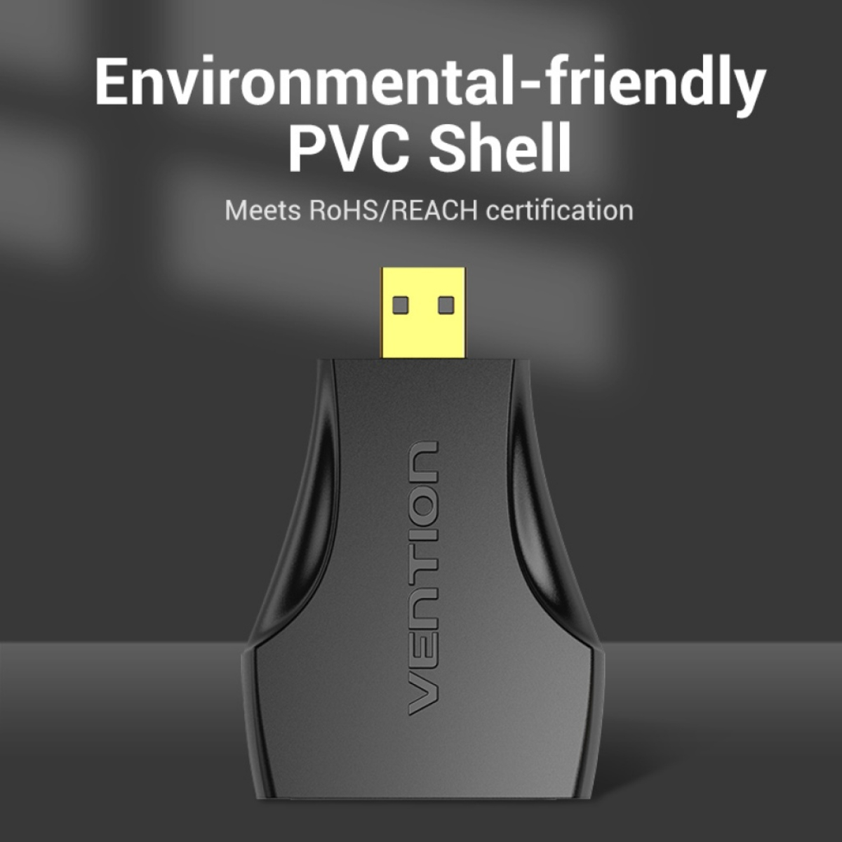 Adaptador Vention Micro Hdmi A Hdmi Macho Hembra Negro Aitb0 - Imagen 7