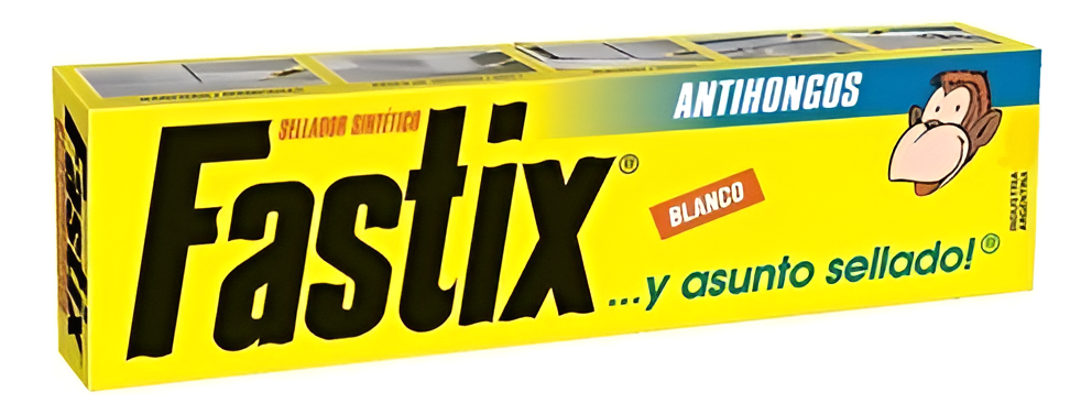 Fastix Sellador Sintetico De Silicona Antihongos 9gr Blanco