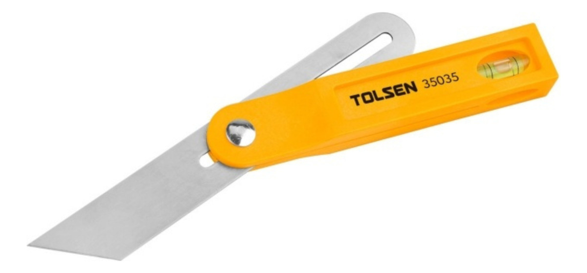 Falsa Escuadra Tolsen Con Nivel De Burbuja 8 Pulgadas - Sc - - Imagen 3