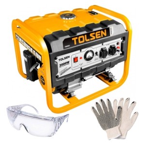 Generador Tolsen Monofásico Gasolina 3000w 2 8kw 212cc - Rr
