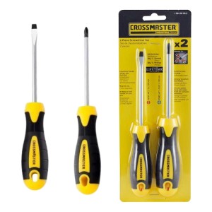 Set Destornilladores 2 Piezas De Punta Magnética Crossmaster