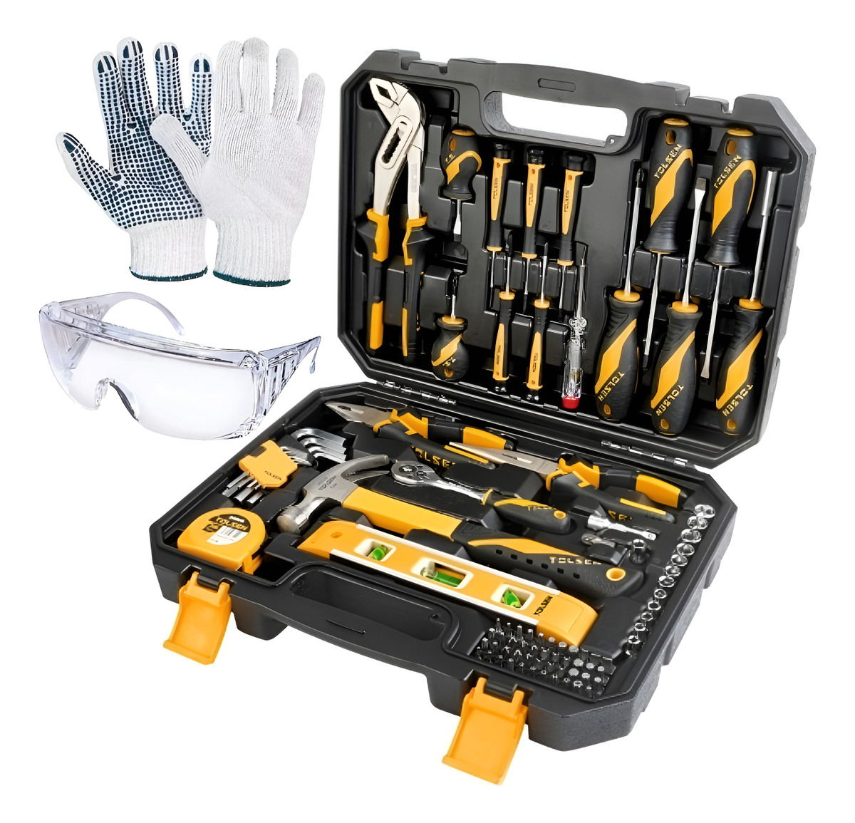 Juego De Herramientas Tolsen Para El Hogar De 89 Piezas -sc-