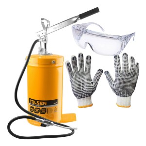 Engrasador Manual Tolsen 3000psi De Acero Manguera 1500mm Sc