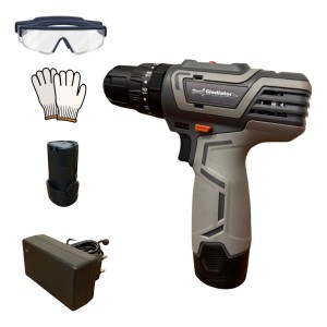 Taladro Percutor Gladiator 12v Con Batería Y Cargador