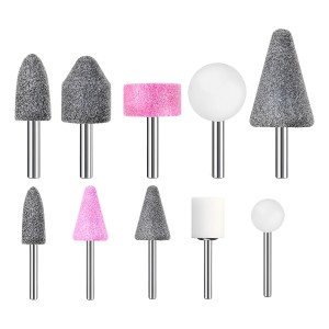 Juego 10 Piedras Total Para Amoladora Recta Y Mini Torno