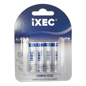 Pila Alcalina Aaa 1,5v 1200mah. Pack 4 Pilas Ixec -sc-