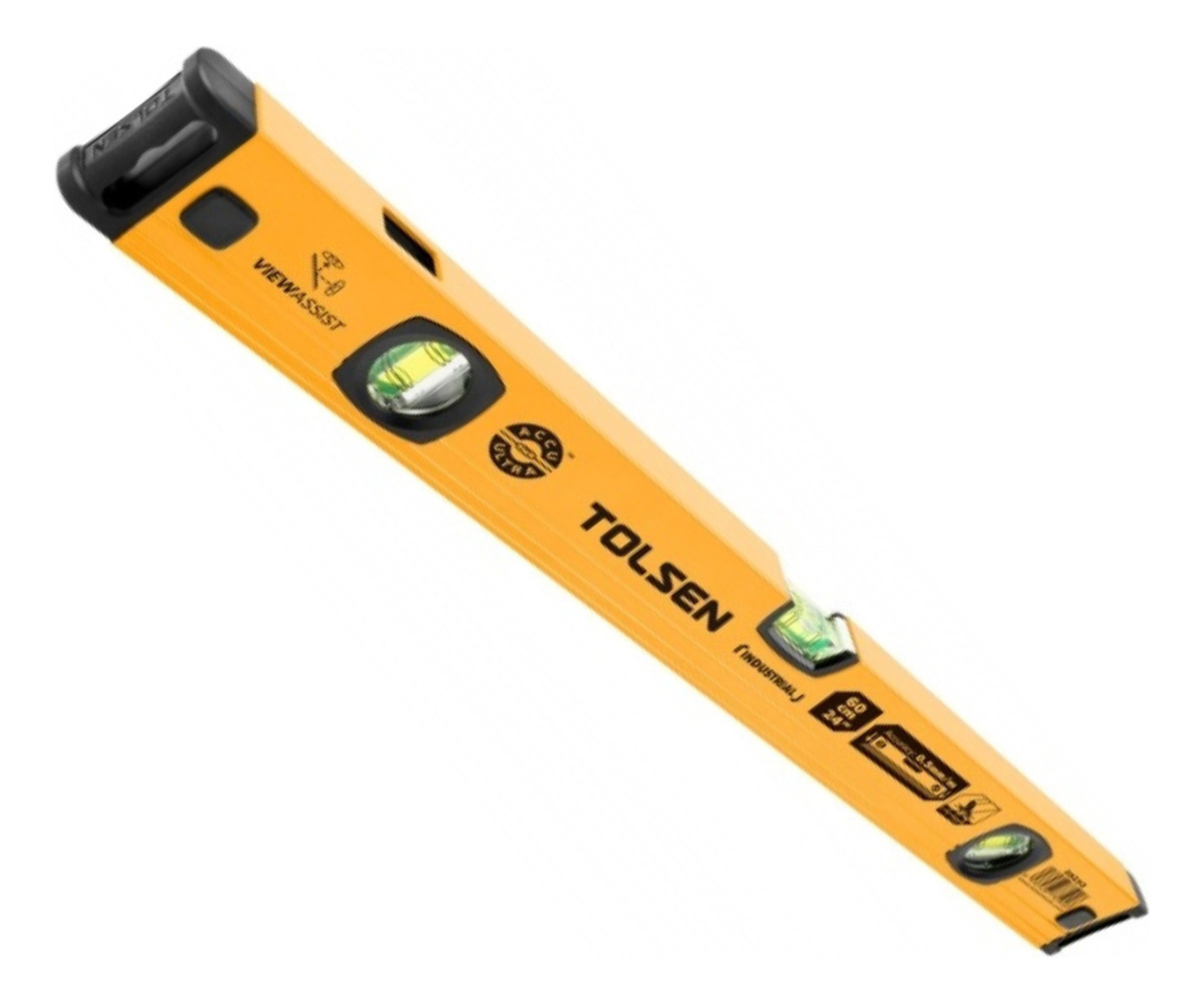 Nivel Aluminio Tolsen Industrial 40 100cm Tres Viales -sc - - Imagen 3