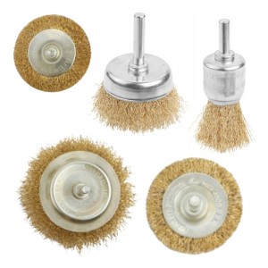 Cepillos Para Taladro Alambre Tolsen Vastago 6.35 Set De 5