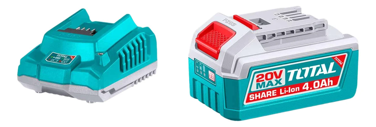 Set Bateria 20v 4ah Y Cargador Total 20v Tfbcpk1012 - Imagen 2