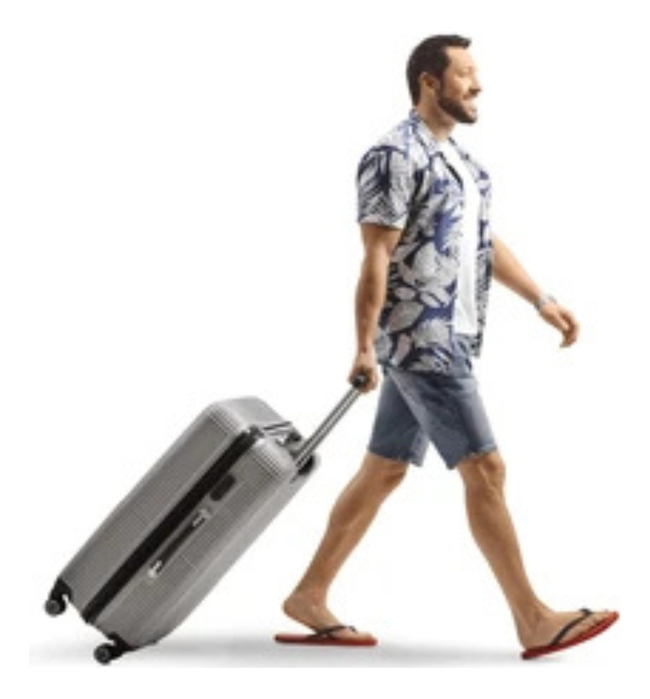 Valija Maleta Viaje Grande Calidad Border's C/correas Int. - Imagen 2