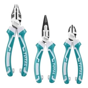 Set 3 Pinzas-alicates Industrial Acabado Negro Pulido - Sc -