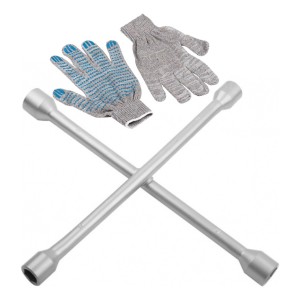 Llave De Rueda Cruz Tolsen 17-19-21-23mm P/ Auto -roraima