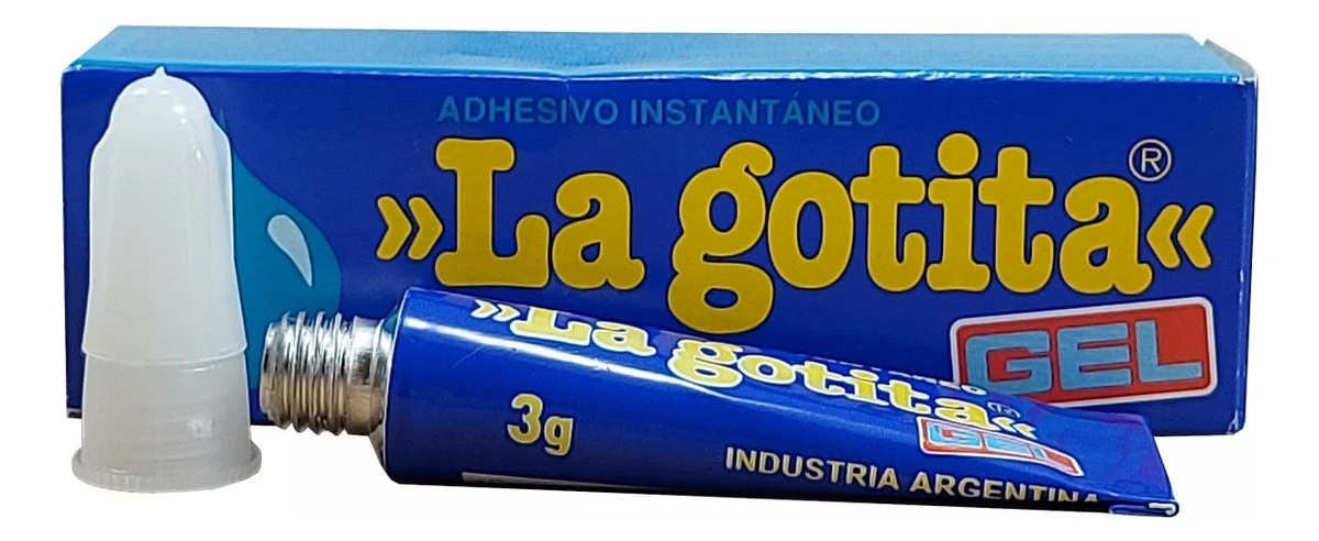 Pegamento Instantáneo En Gel La Gotita Gel 3g Adhesivo Gral Color Transparente - Imagen 2