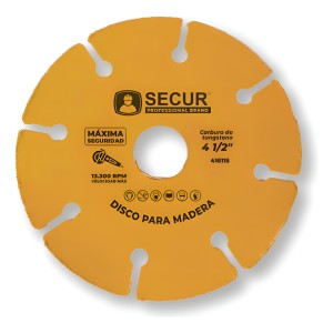 Disco De Corte P/amoladora 115mm P/madera 115mm Secur