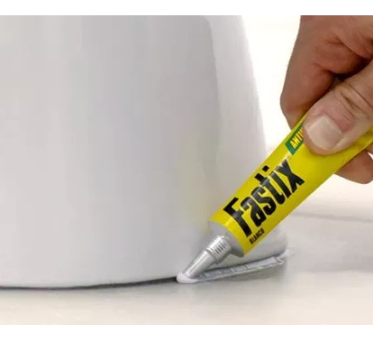 Fastix Sellador Sintetico De Silicona Antihongos 9gr Blanco - Imagen 6