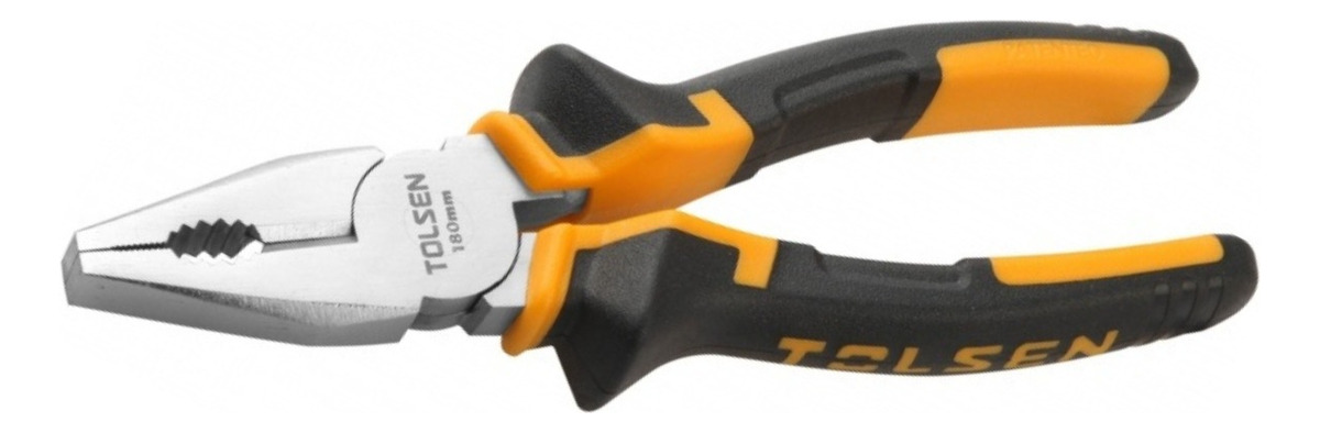 Pinza Alicate Universal Tolsen 7 180mm Negro/naranja-roraima