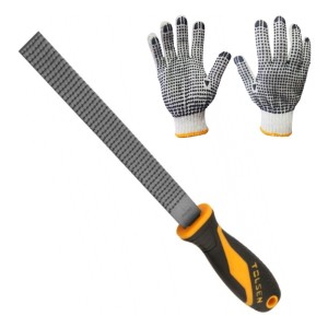 Lima Escofina Plana Tolsen 200mm De Acero Industrial - Sc -