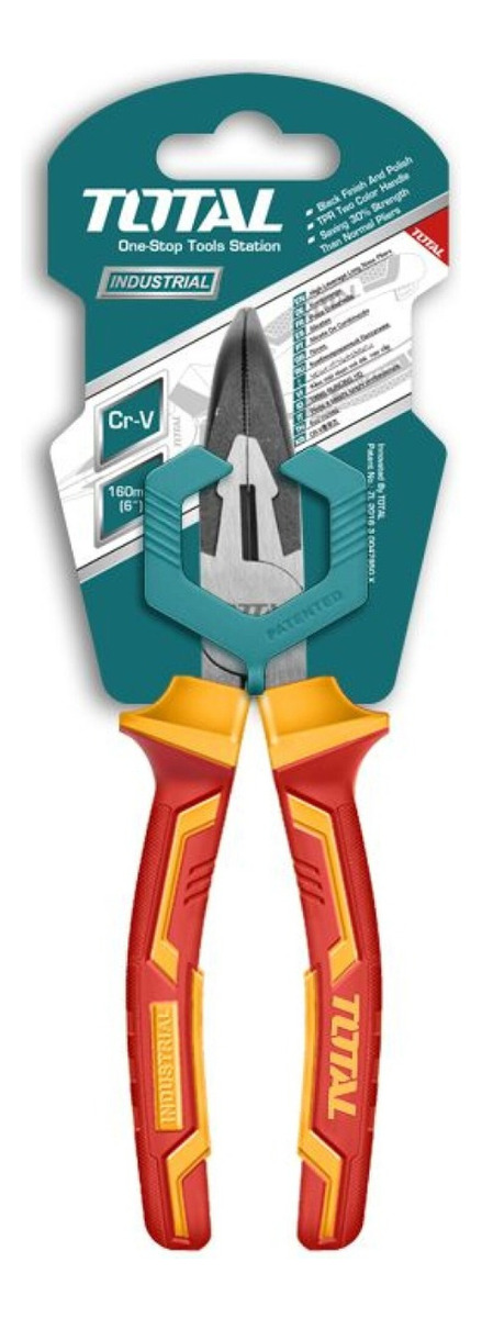 Alicate Punta Curva Fina Aislado 8 200mm Alto Torque - Sc - - Imagen 4