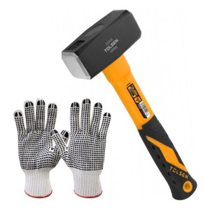 Martillo Maceta 1000g Tolsen Mango De Fibra De Vidrio - Sc -