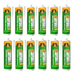 Silicona Neutra Tranp. 300 Ml Rex Sellante Plastico-metal