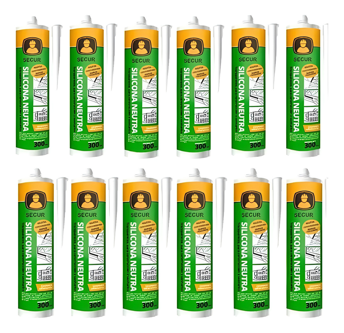 Silicona Neutra Tranp. 300 Ml Rex Sellante Plastico-metal