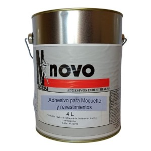 Adhesivo Para Moquette Y Revestimientos 4 Litros Lts Novo