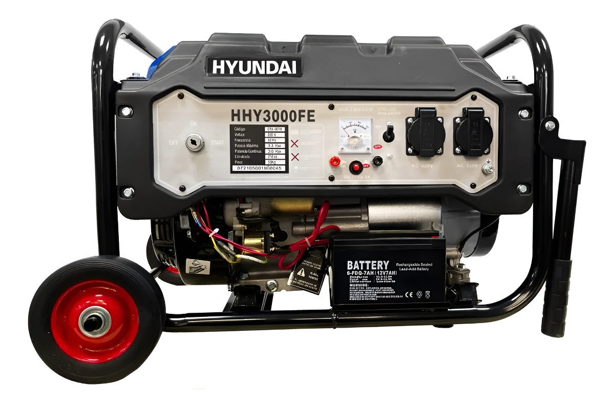 Generador A Nafta Hyundai Arranque Eléctrico 3300w