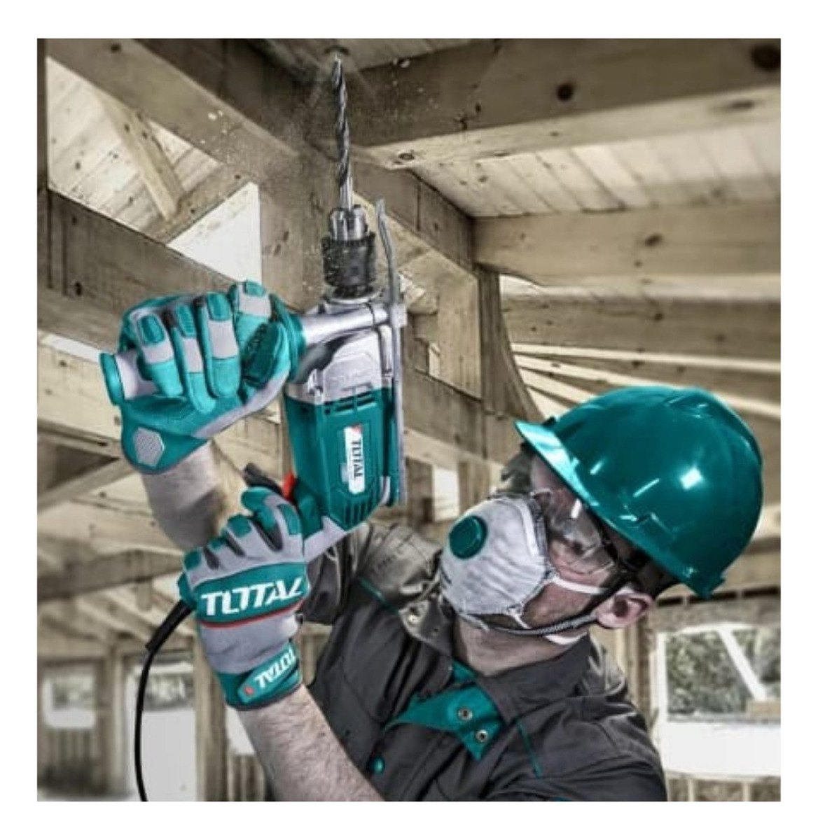Taladro Percutor Electrico 13mm 1010w Totalsc- - Imagen 5