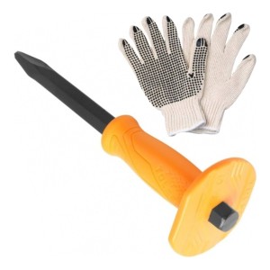 Cincel Corta Fierro Plano Tolsen De Acero Con Mango - Sc -