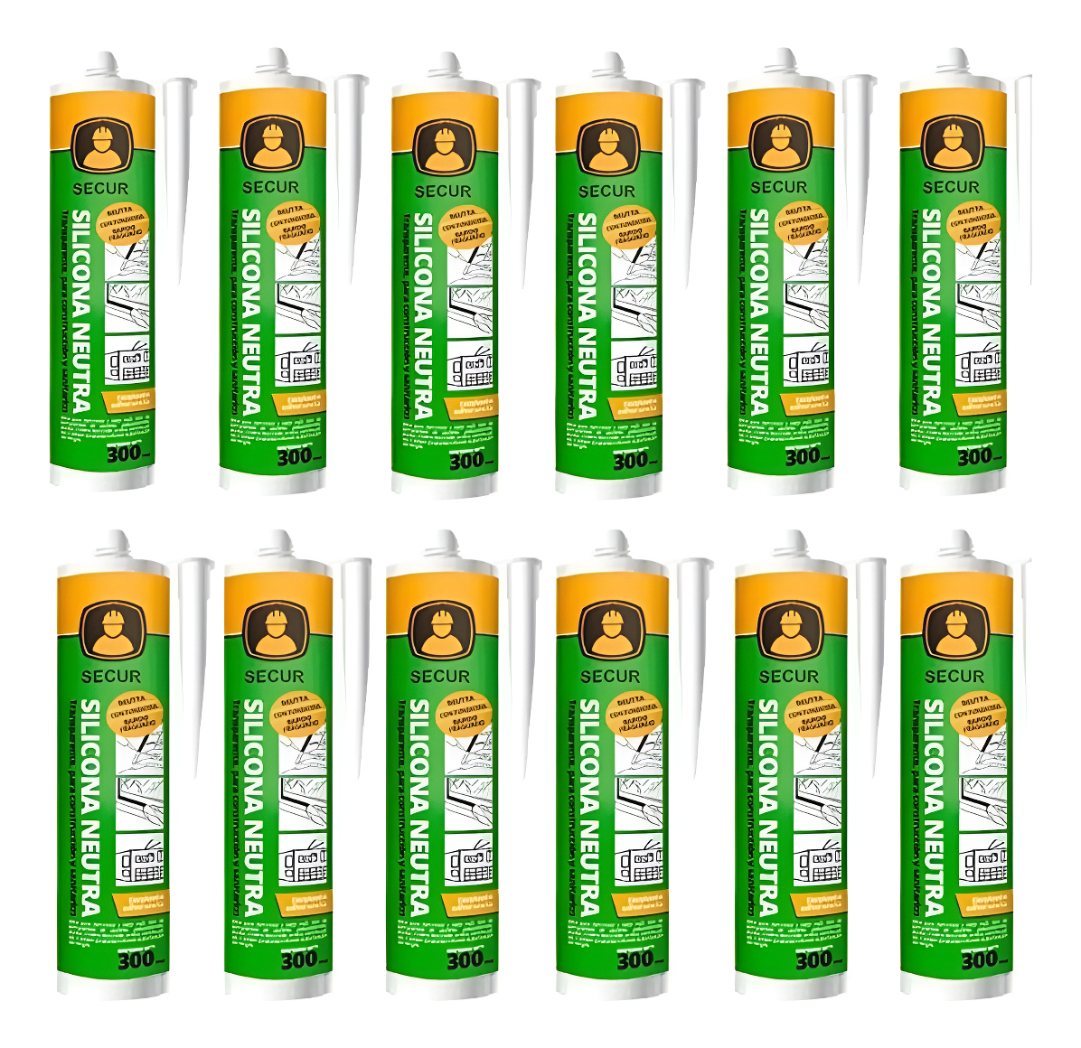 Silicona Neutra Tranp. 300 Ml Rex Sellante Plastico-metal - Imagen 7