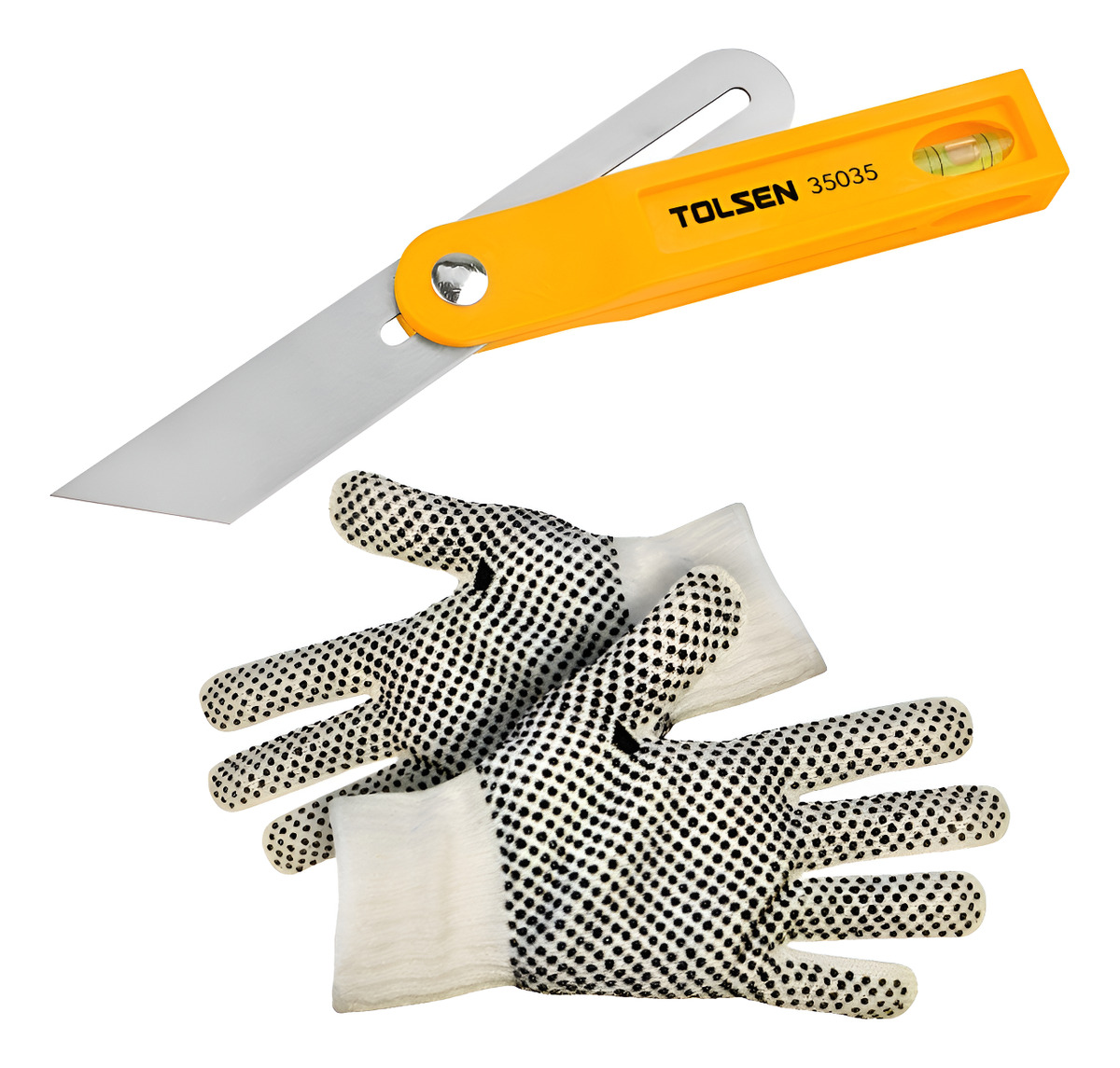 Falsa Escuadra Tolsen Con Nivel De Burbuja 8 Pulgadas - Sc -