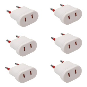 Adaptador Roraima 717128 2p 1u Blanco Y Negro - 6