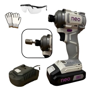 Llave De Impacto Neo Brushless 20v Con Batería Y Cargador