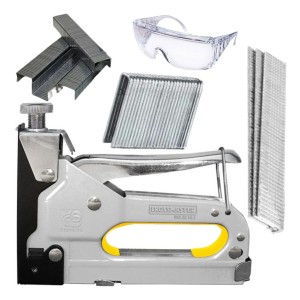 Engrapadora Industrial Acero Con Grapas Y Clavos 3 Funciones