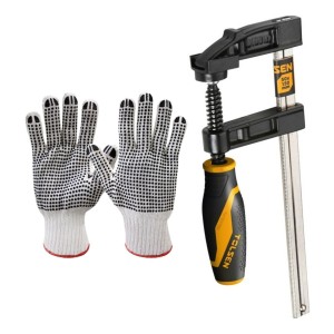 Prensa Carpintero Tolsen 120x1000mm Barra Roscada Niquelada