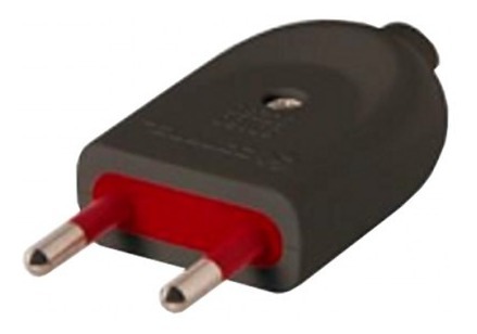 Ficha Macho Modular 2 Polos Sin Tierra 10 Amp Pack X 3 -sc- - Imagen 2