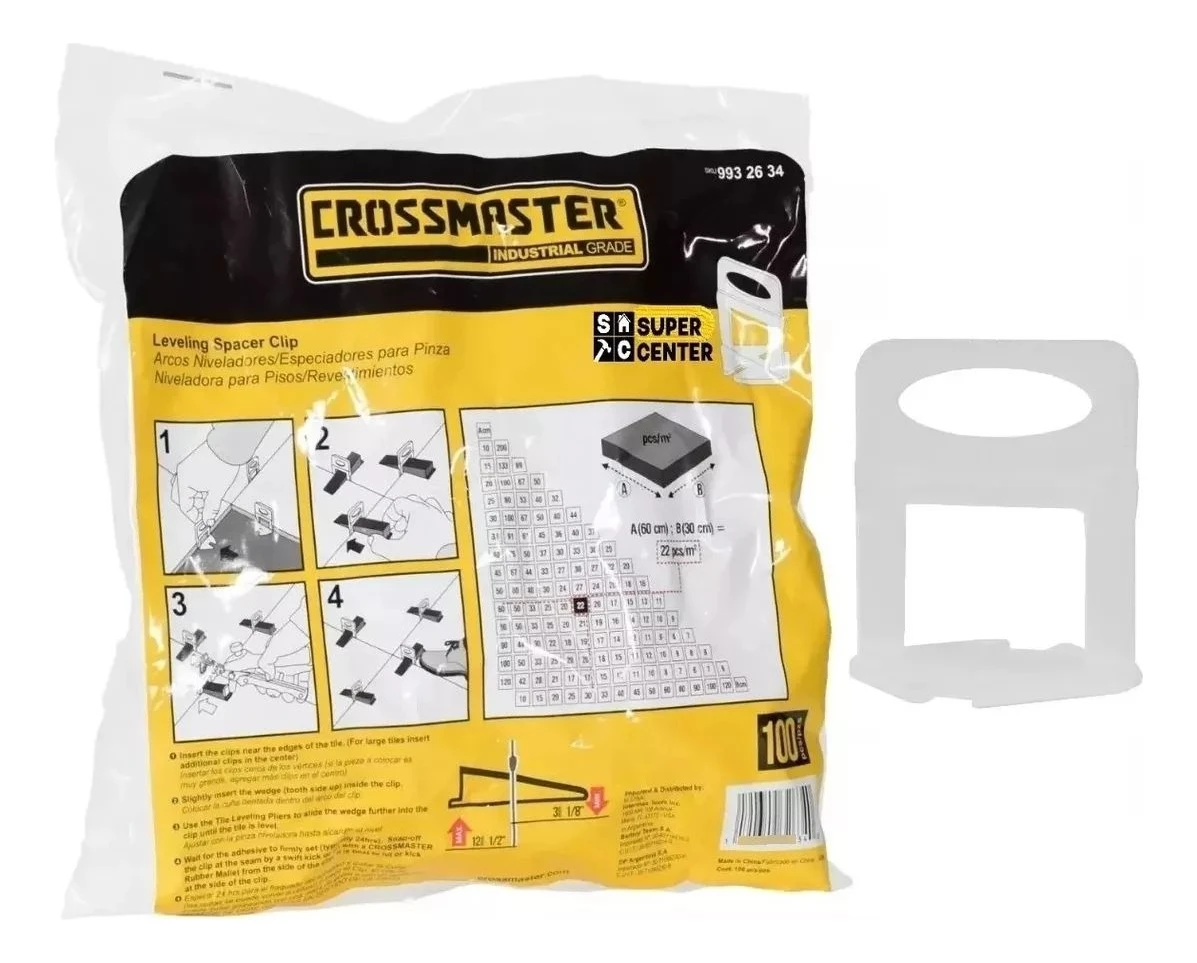 Crossmaster Roraima Arcos X 100 Uni Nivelador 1mm - Imagen 7