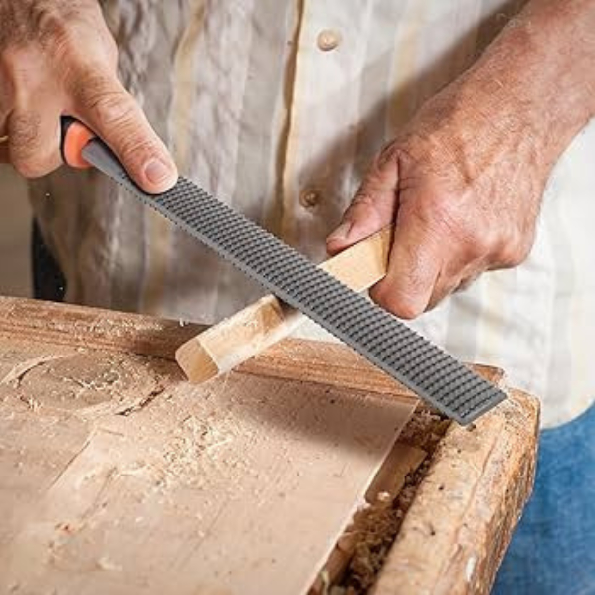 Lima Escofina Plana Tolsen 200mm De Acero Industrial - Sc - - Imagen 2