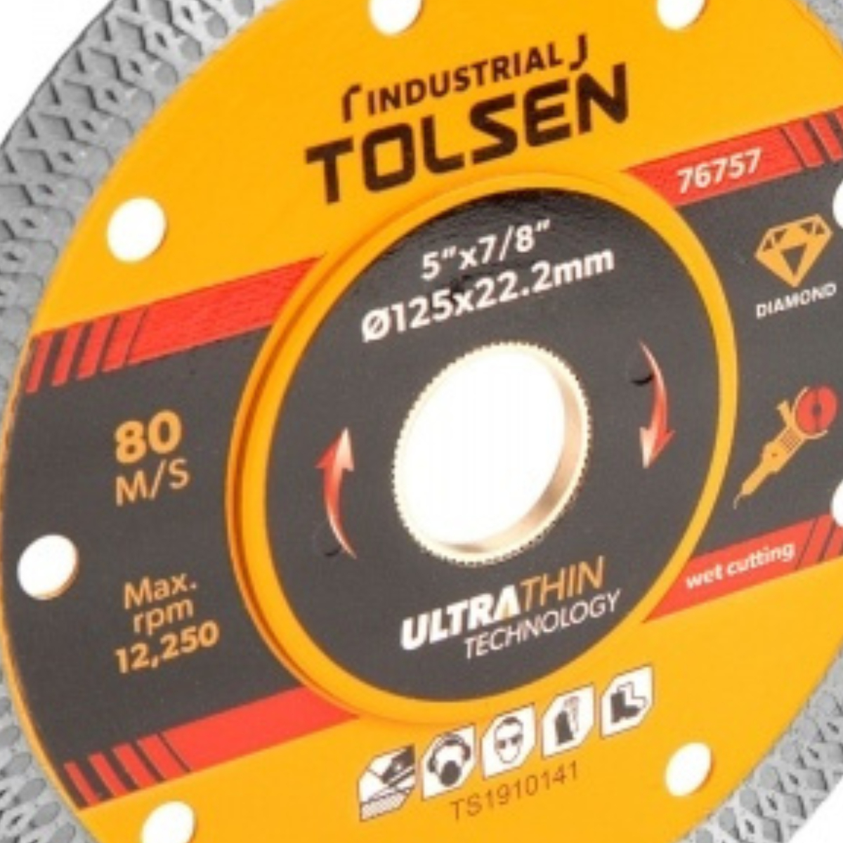 Disco Diamantado Porcelanato Tolsen 115mm 5x7/8 Pulgadas -sc - Imagen 3