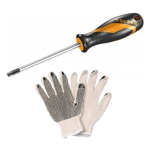 Destornillador Tolsen Torx T10 X 75mm De Punta Magnética -sc